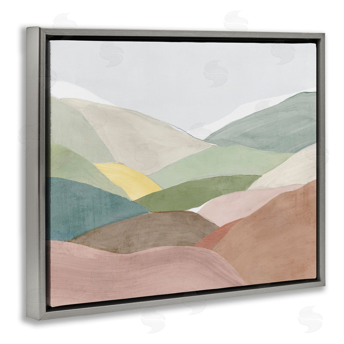 Ian C. Soft Rolling Hills Canvas Wall Art Print