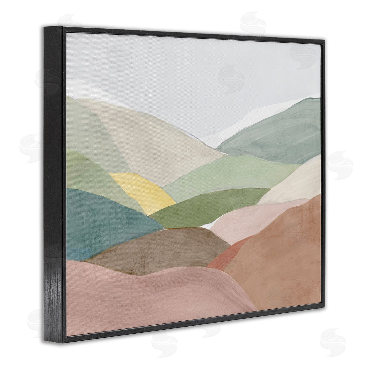 Ian C. Soft Rolling Hills Canvas Wall Art Print