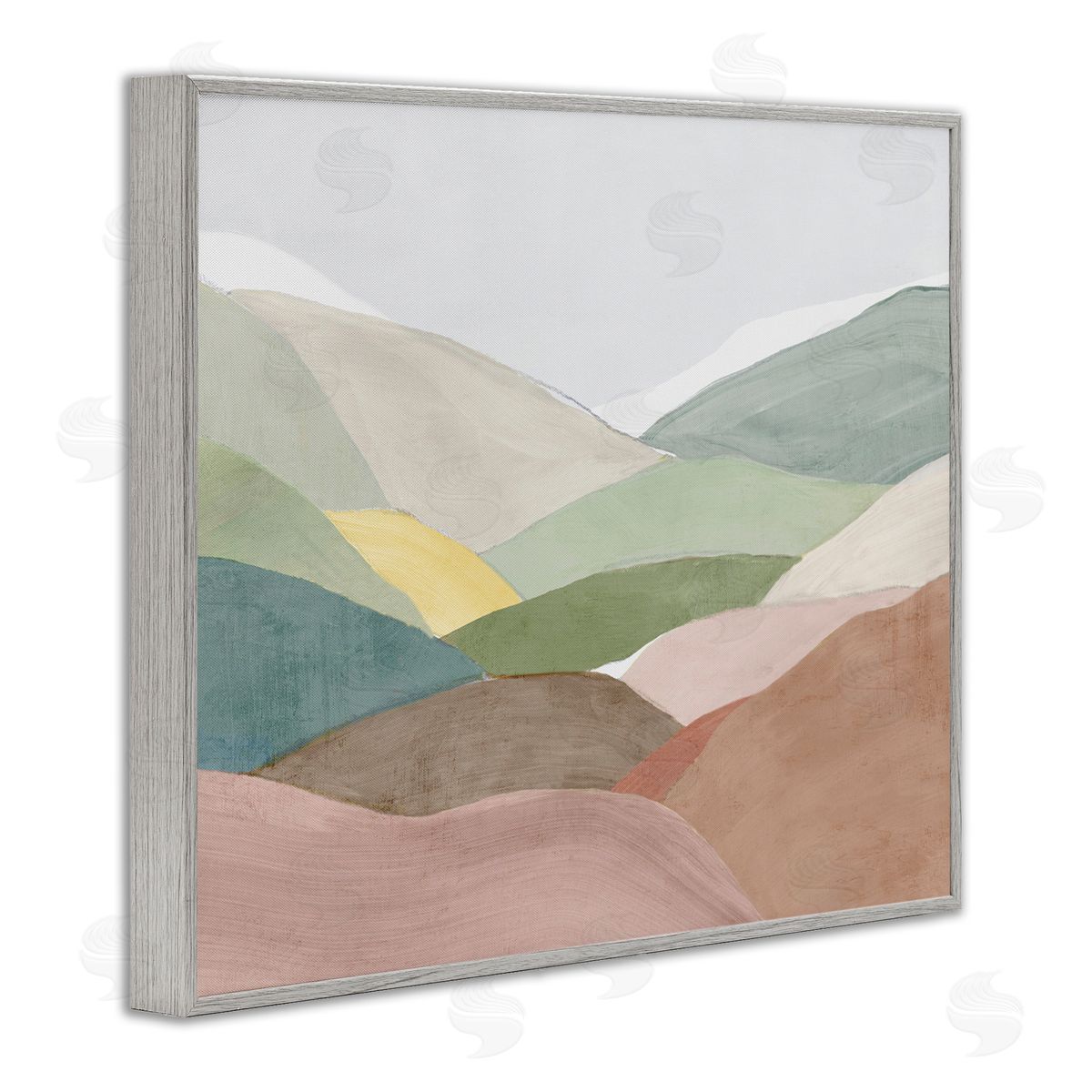 Ian C. Soft Rolling Hills Canvas Wall Art Print