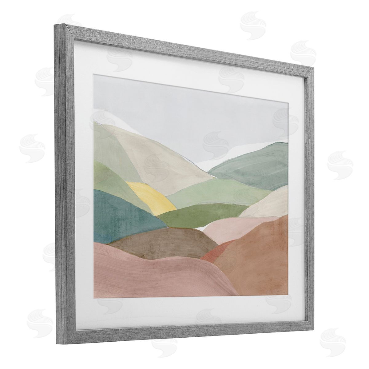 Ian C. Soft Rolling Hills Canvas Wall Art Print