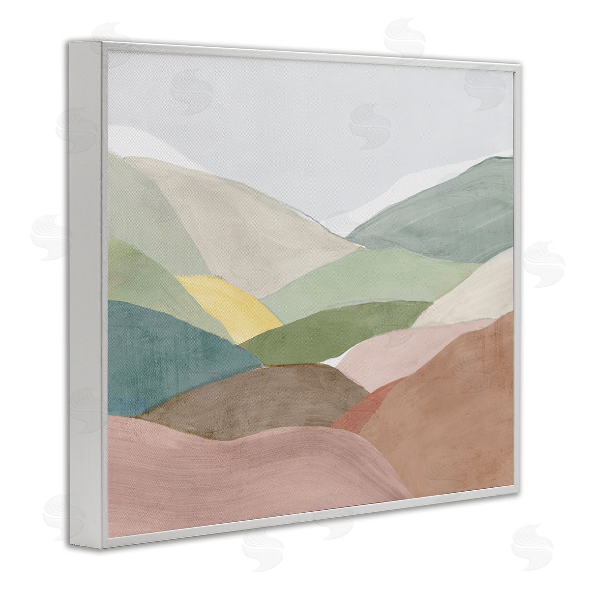 Ian C. Soft Rolling Hills Canvas Wall Art Print