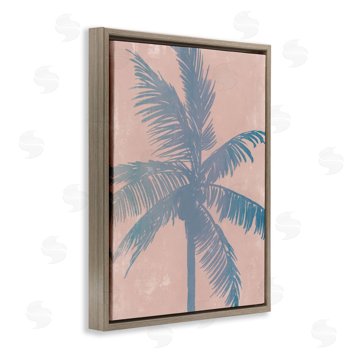 Ian C. Tropical Haze Palm Tree Canvas Wall Art Print