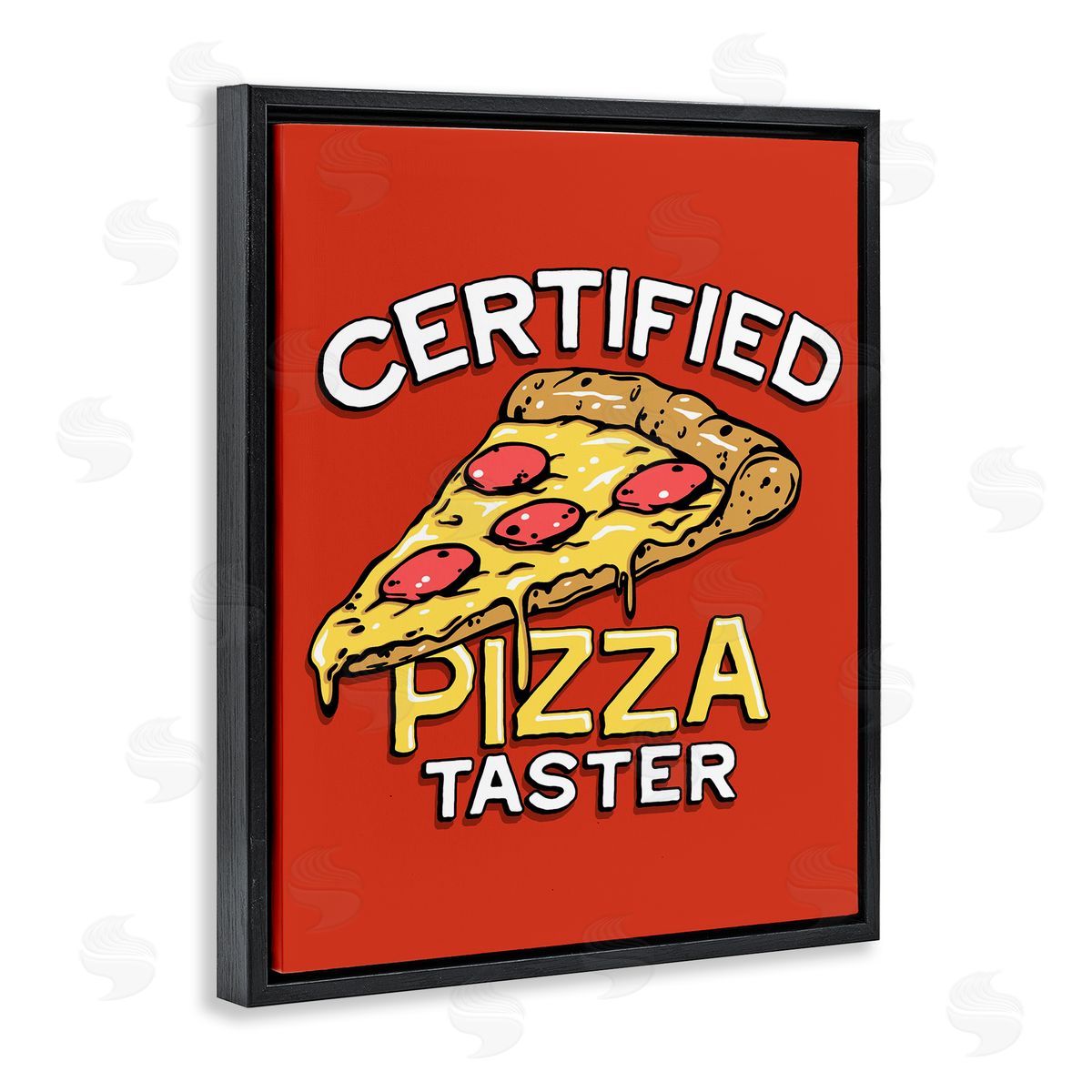 Jedco Brands, Inc. Certified Pizza Taster Canvas Wall Art Print