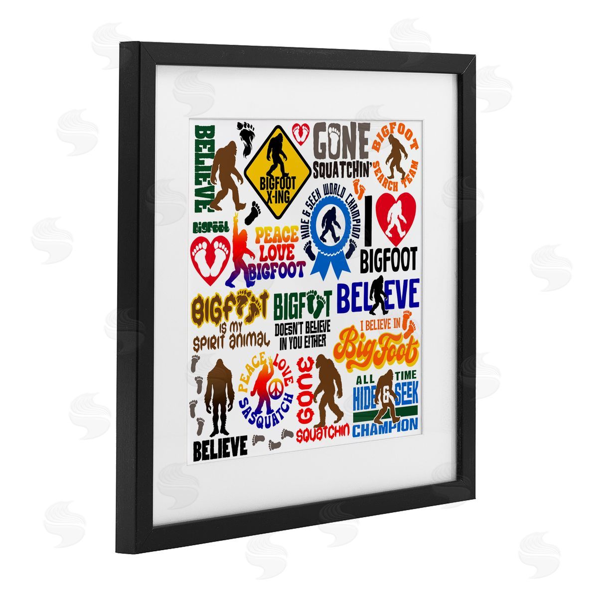 Jim Baldwin Mythical Creature Believe Phrases Canvas Wall Art Print