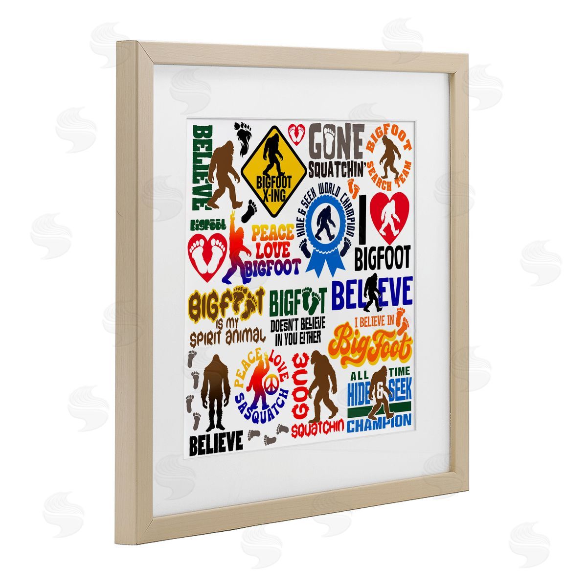 Jim Baldwin Mythical Creature Believe Phrases Canvas Wall Art Print