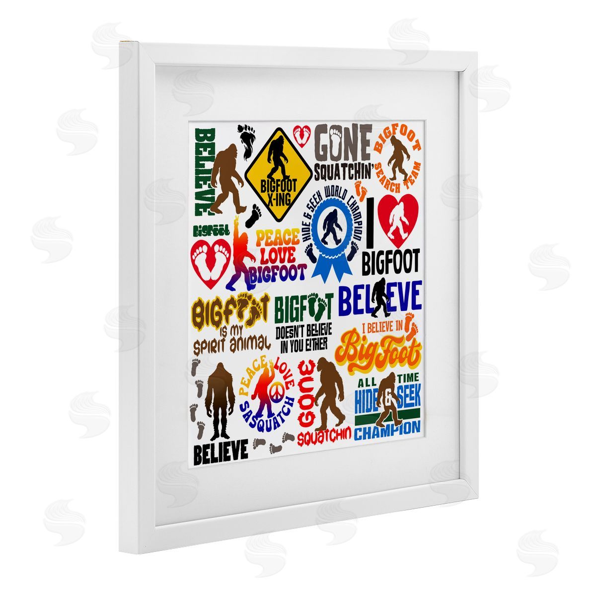 Jim Baldwin Mythical Creature Believe Phrases Canvas Wall Art Print