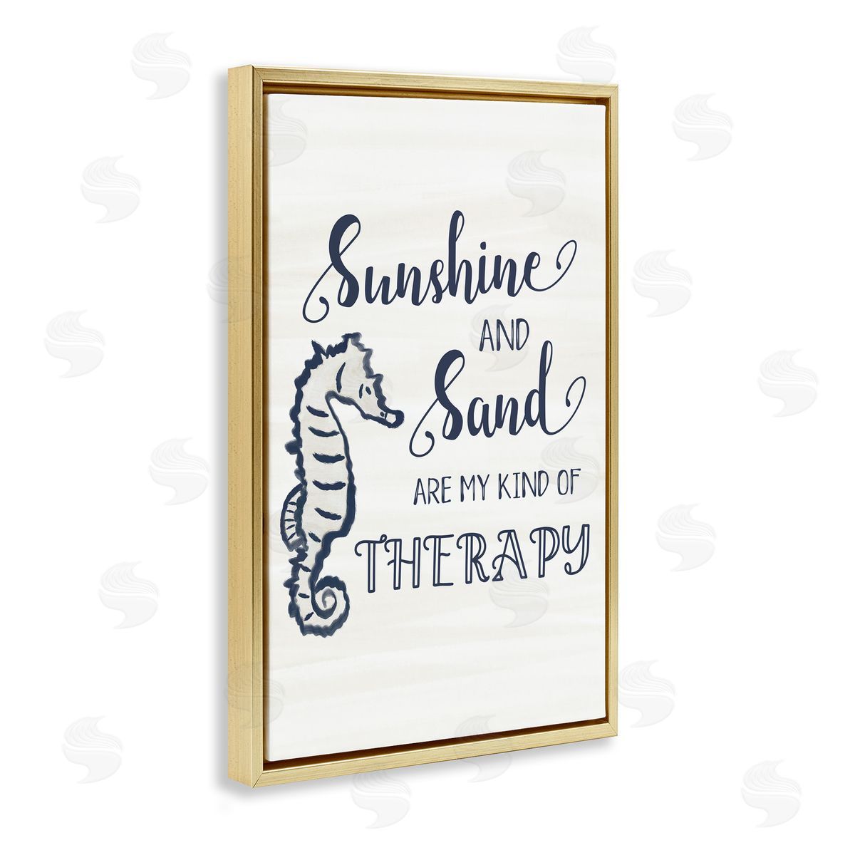 JJ Design House LLC Sunshine & Sand My Kind of Therapy Canvas Wall Art Print
