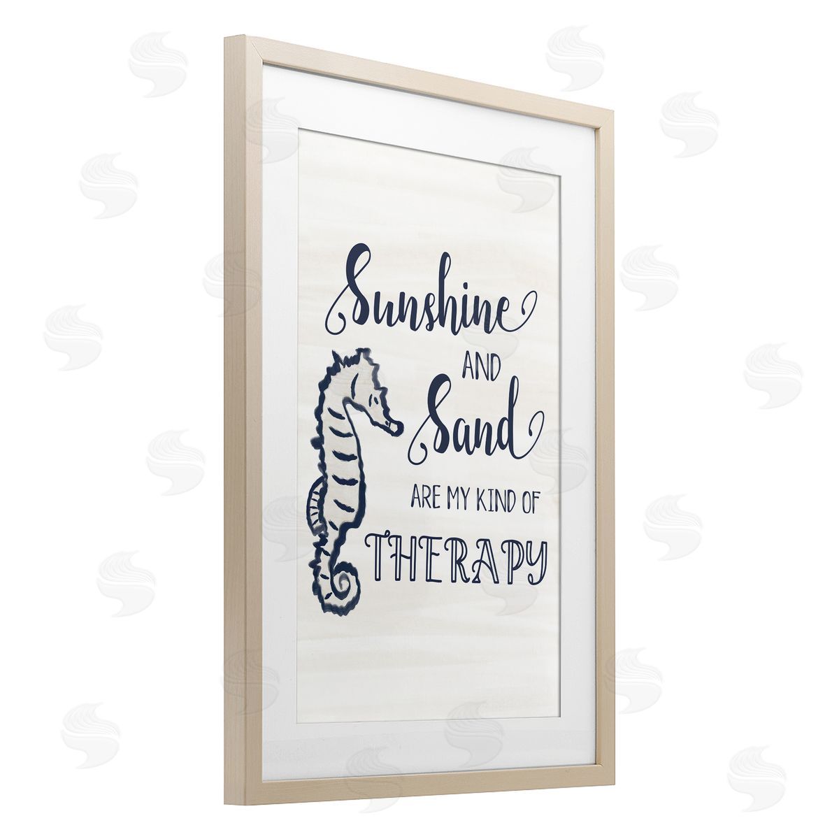 JJ Design House LLC Sunshine & Sand My Kind of Therapy Canvas Wall Art Print
