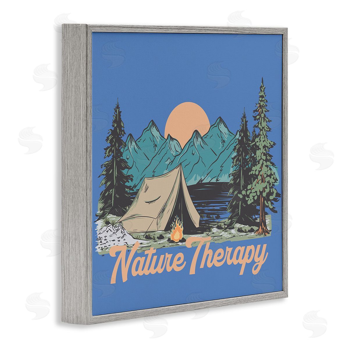 Jedco Brands, Inc. Vintage Nature Therapy Camp Canvas Wall Art Print
