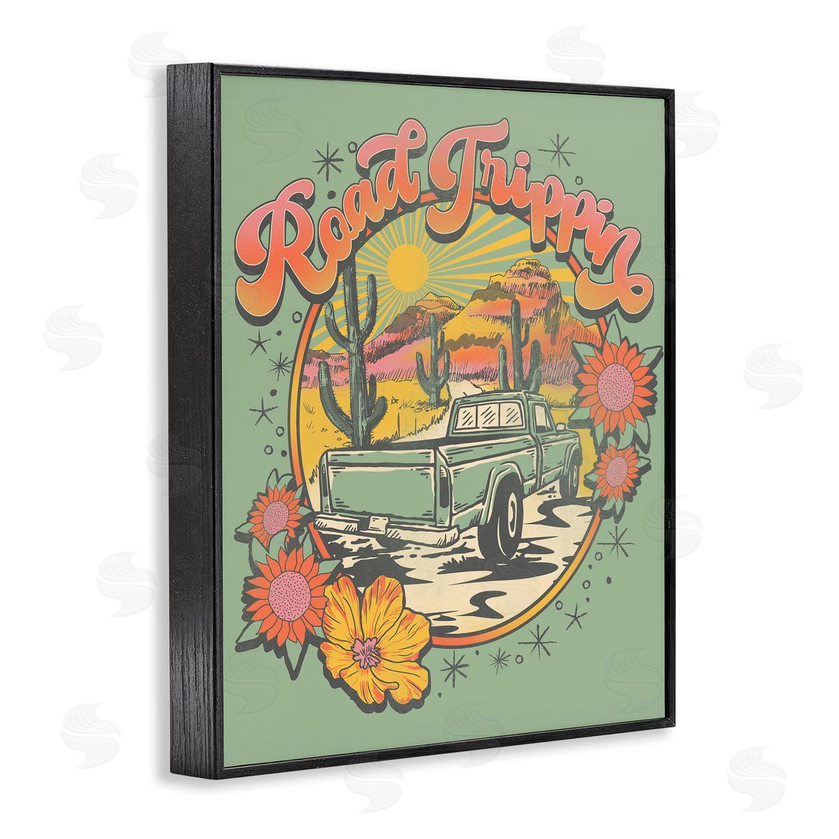 Jedco Brands, Inc. Road Trippin Retro Truck Canvas Wall Art Print