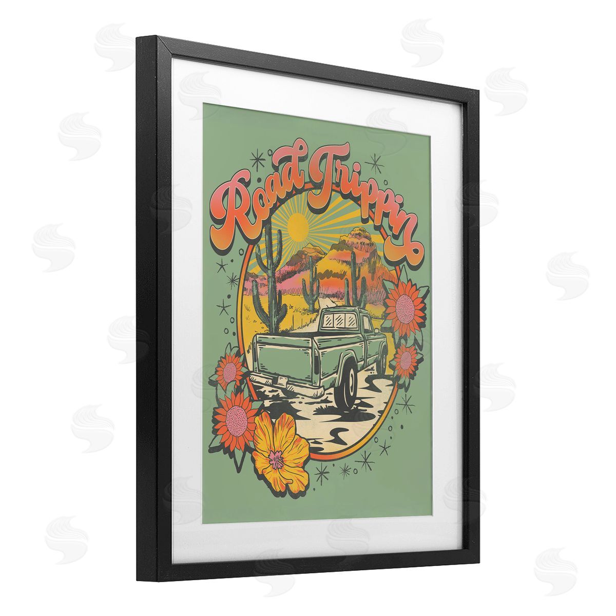 Jedco Brands, Inc. Road Trippin Retro Truck Canvas Wall Art Print
