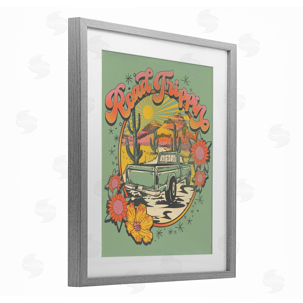 Jedco Brands, Inc. Road Trippin Retro Truck Canvas Wall Art Print