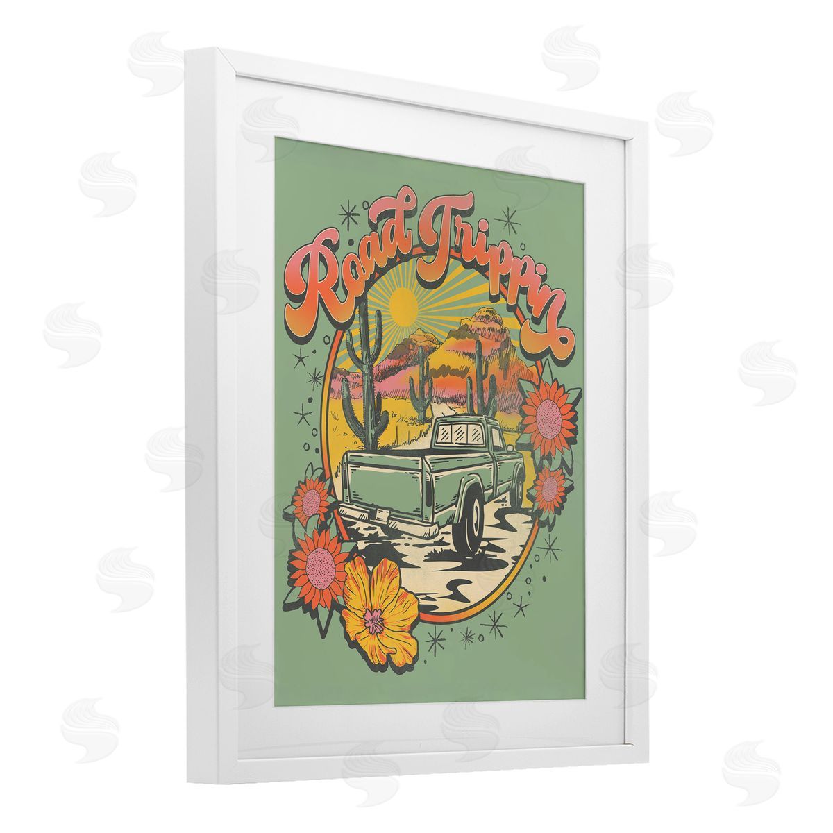 Jedco Brands, Inc. Road Trippin Retro Truck Canvas Wall Art Print