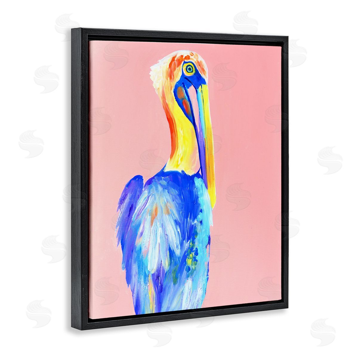 Jennifer Seeley Pink Pelican Expression Canvas Wall Art Print