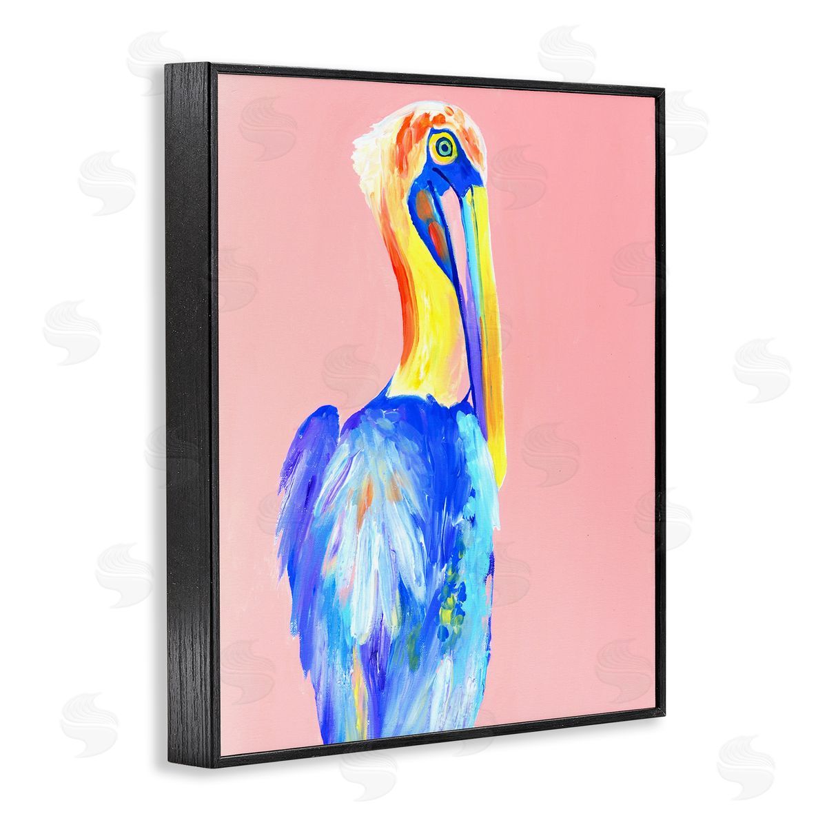 Jennifer Seeley Pink Pelican Expression Canvas Wall Art Print