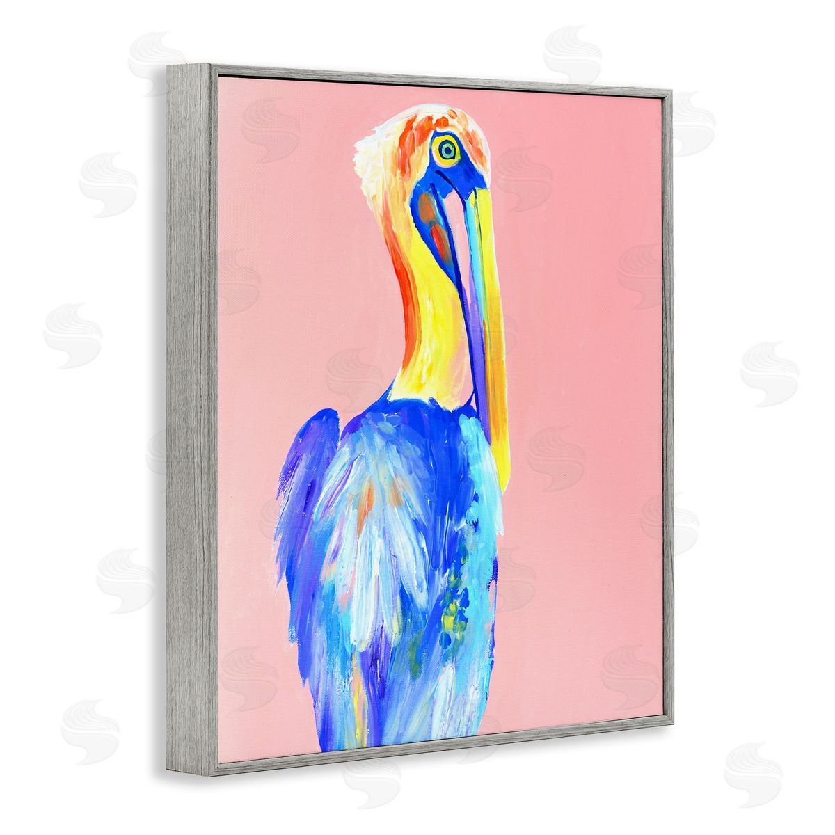 Jennifer Seeley Pink Pelican Expression Canvas Wall Art Print