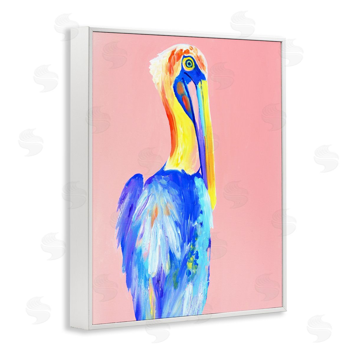 Jennifer Seeley Pink Pelican Expression Canvas Wall Art Print