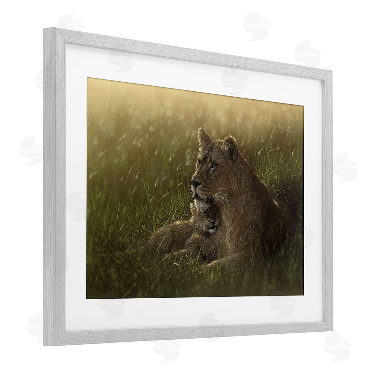 Collin Bogle Safe Haven Lion Cub Canvas Wall Art Print