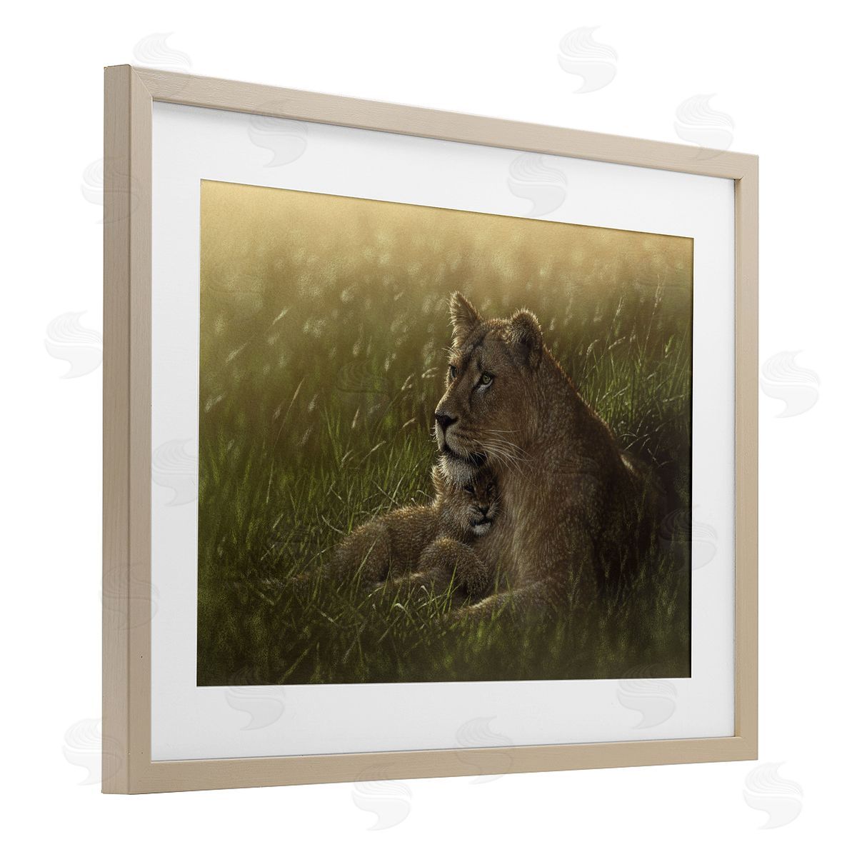 Collin Bogle Safe Haven Lion Cub Canvas Wall Art Print