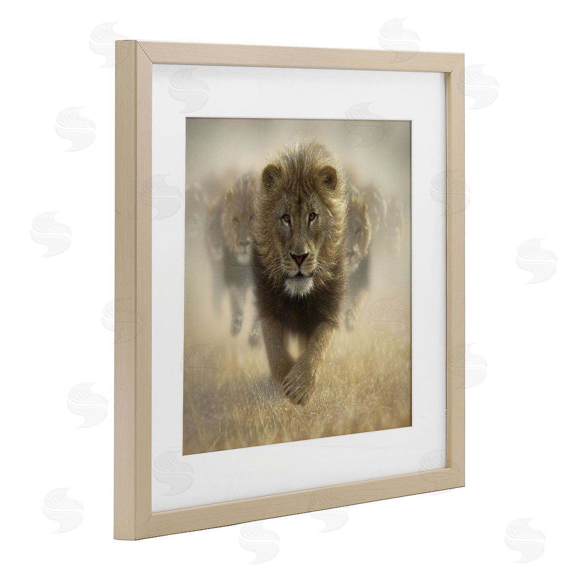 Collin Bogle Eat My Dust Lions Canvas Wall Art Print