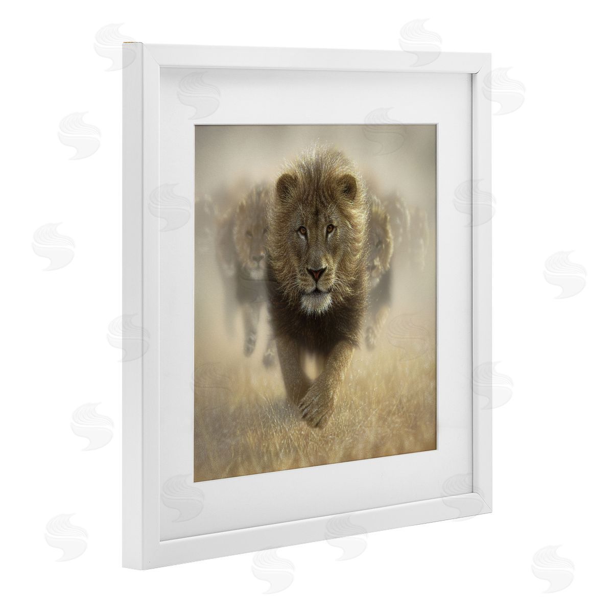 Collin Bogle Eat My Dust Lions Canvas Wall Art Print