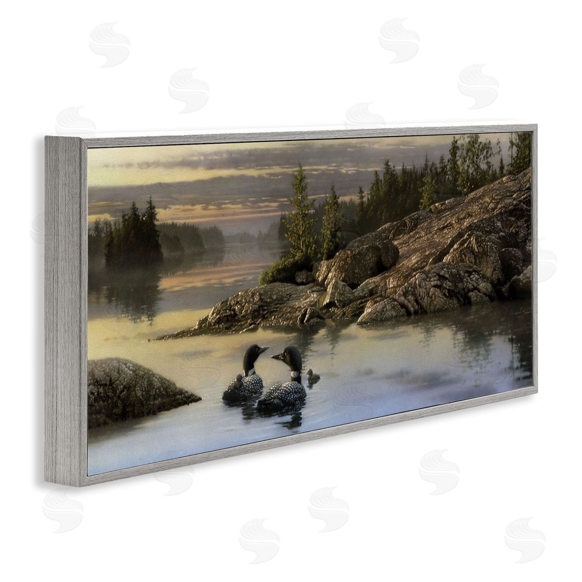 Collin Bogle Discovery Point Ducks Canvas Wall Art Print
