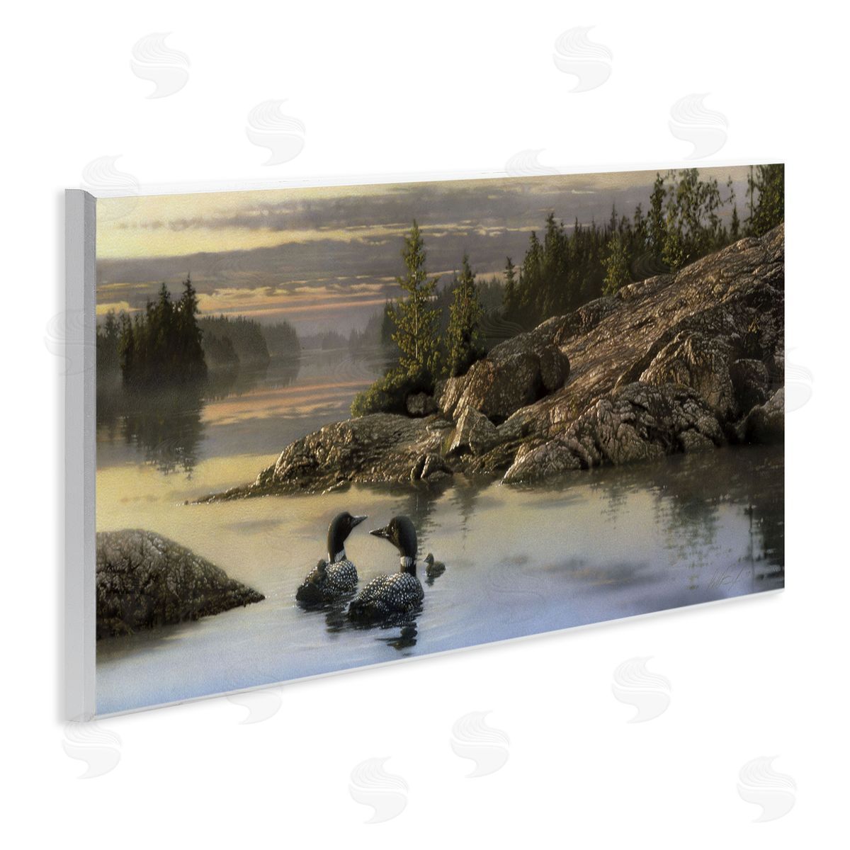 Collin Bogle Discovery Point Ducks Canvas Wall Art Print