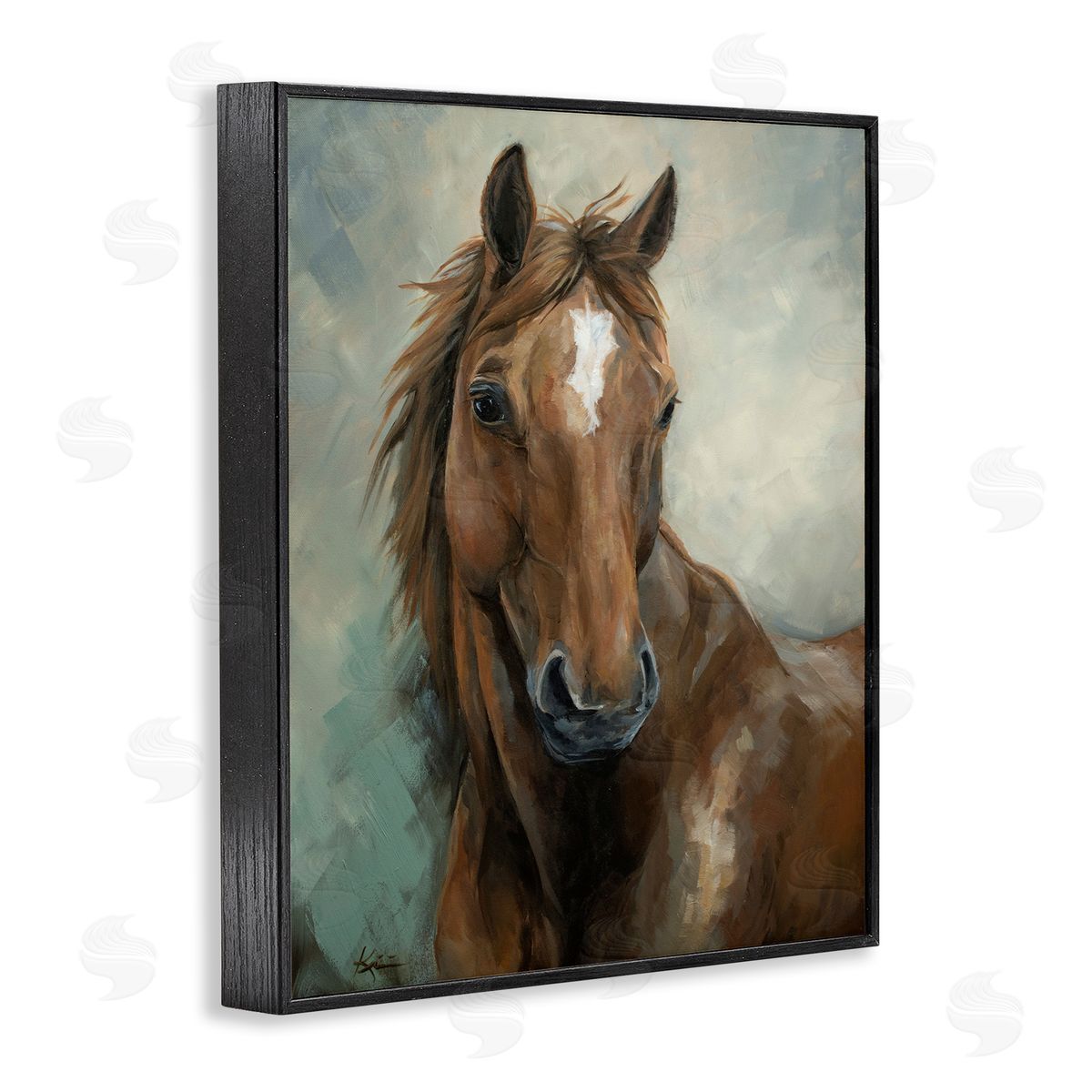 Lindsay Kivi Fine Art Equine Horse Painting Canvas Wall Art Print