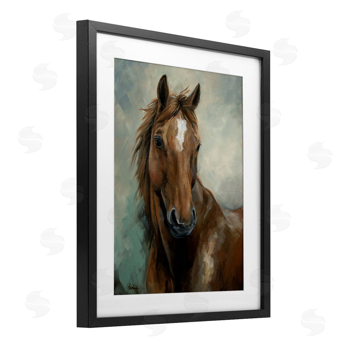 Lindsay Kivi Fine Art Equine Horse Painting Canvas Wall Art Print