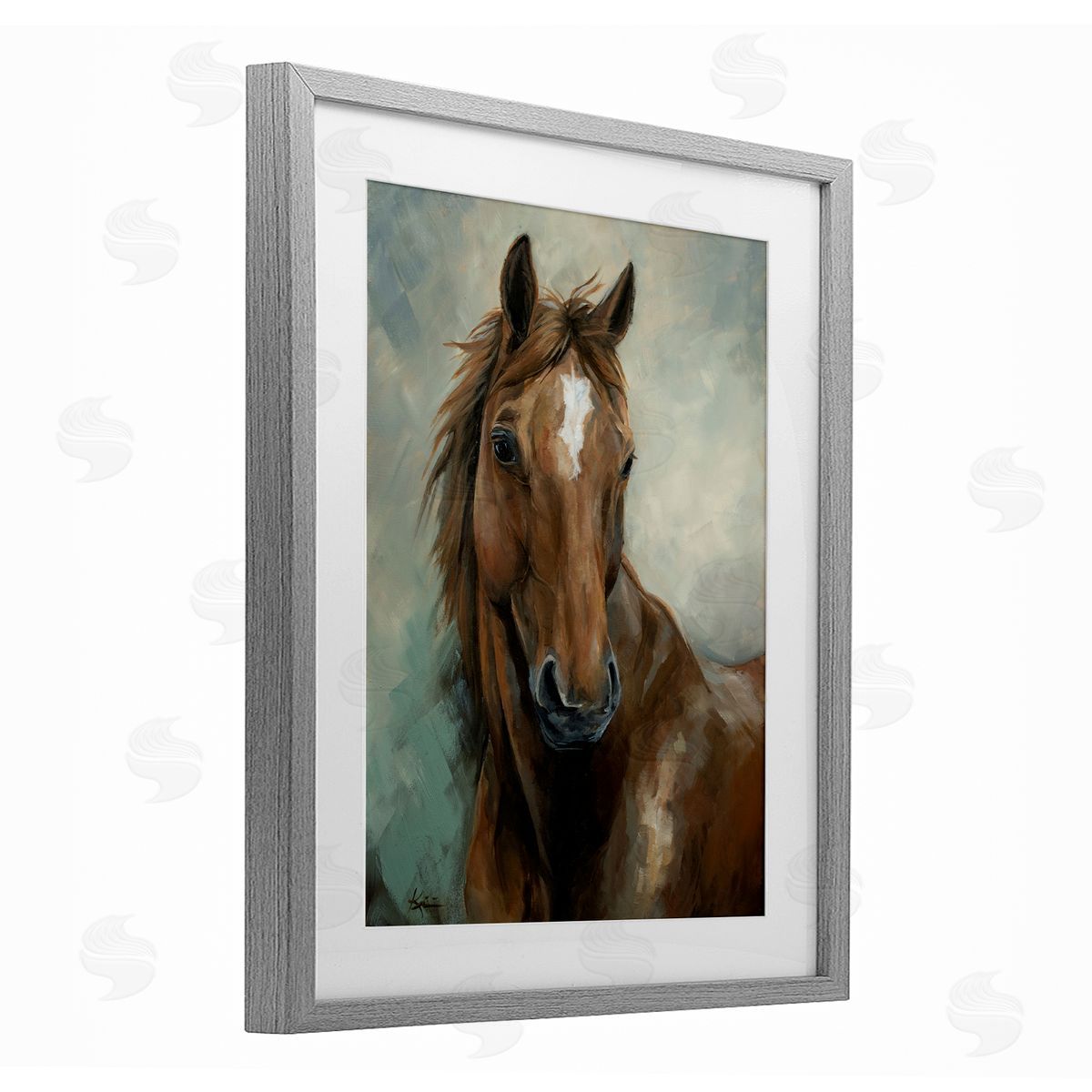 Lindsay Kivi Fine Art Equine Horse Painting Canvas Wall Art Print