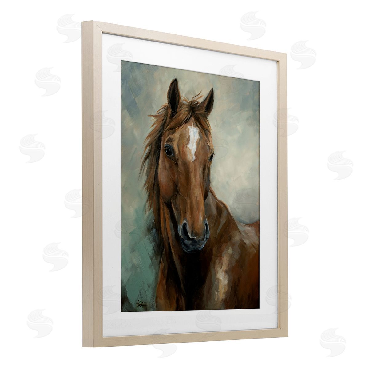 Lindsay Kivi Fine Art Equine Horse Painting Canvas Wall Art Print