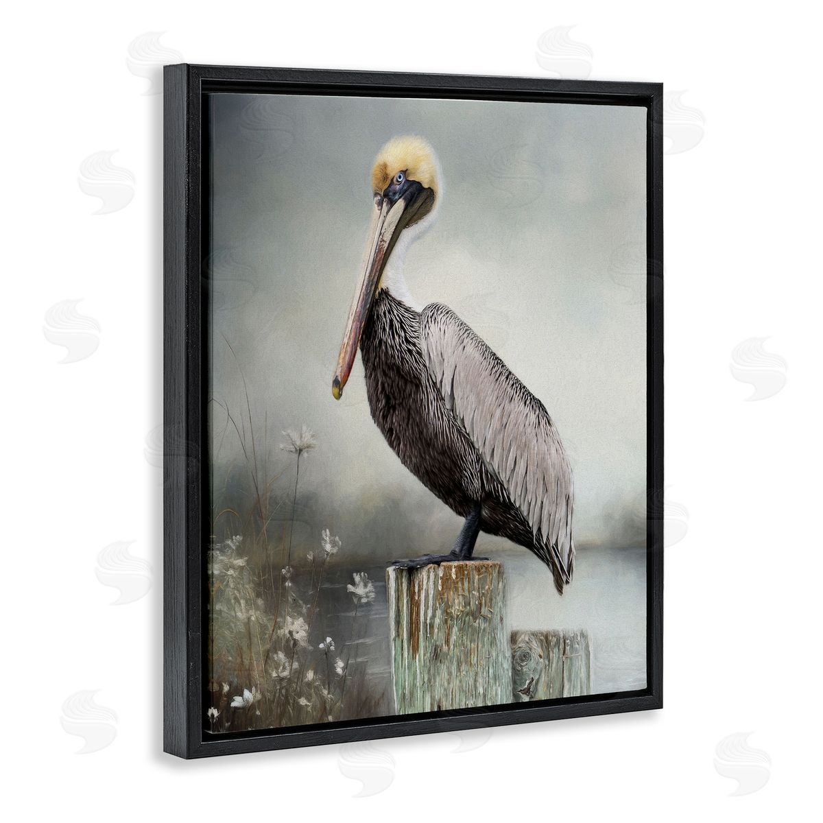 Kelley Parker Peaceful Marsh Perch Canvas Wall Art Print