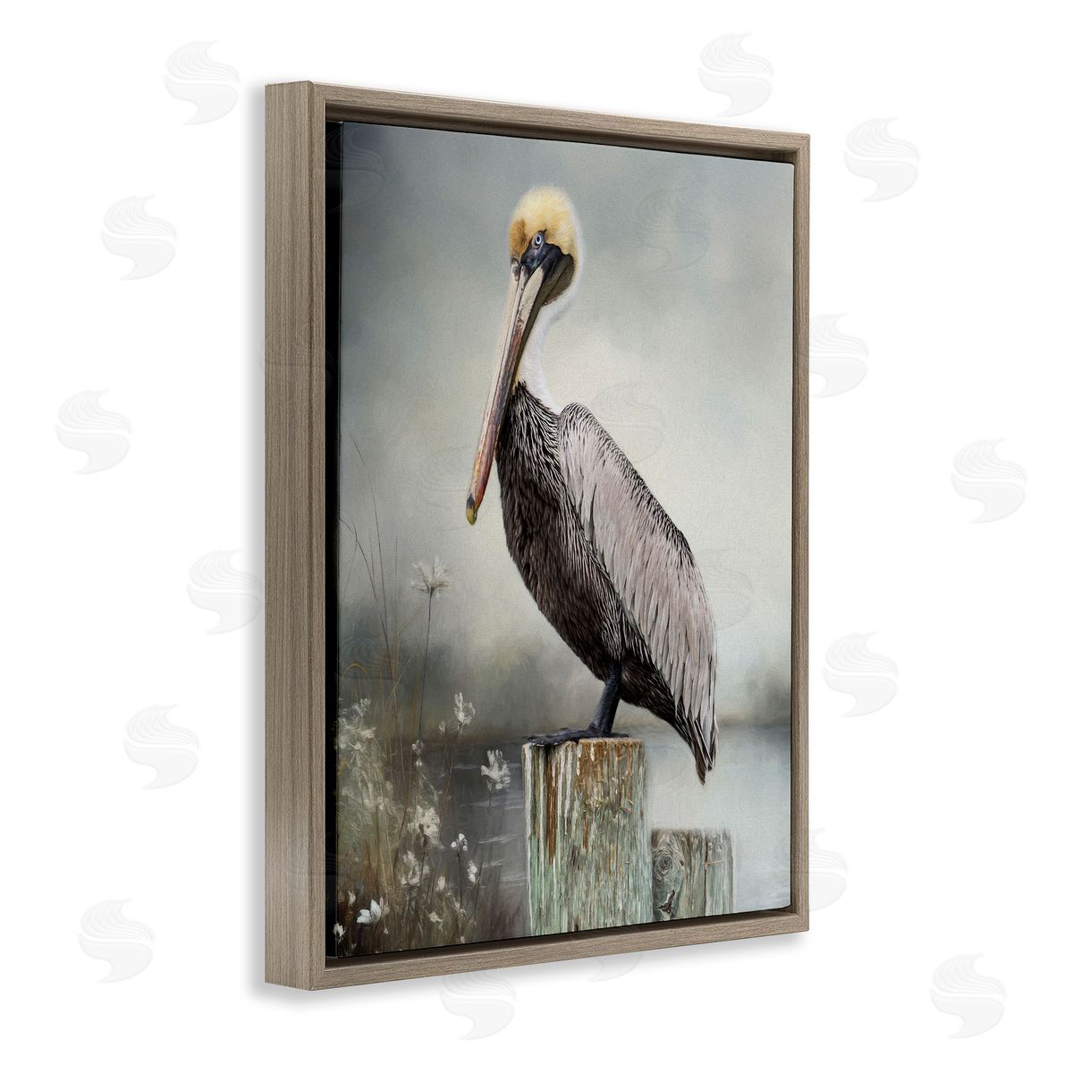 Kelley Parker Peaceful Marsh Perch Canvas Wall Art Print