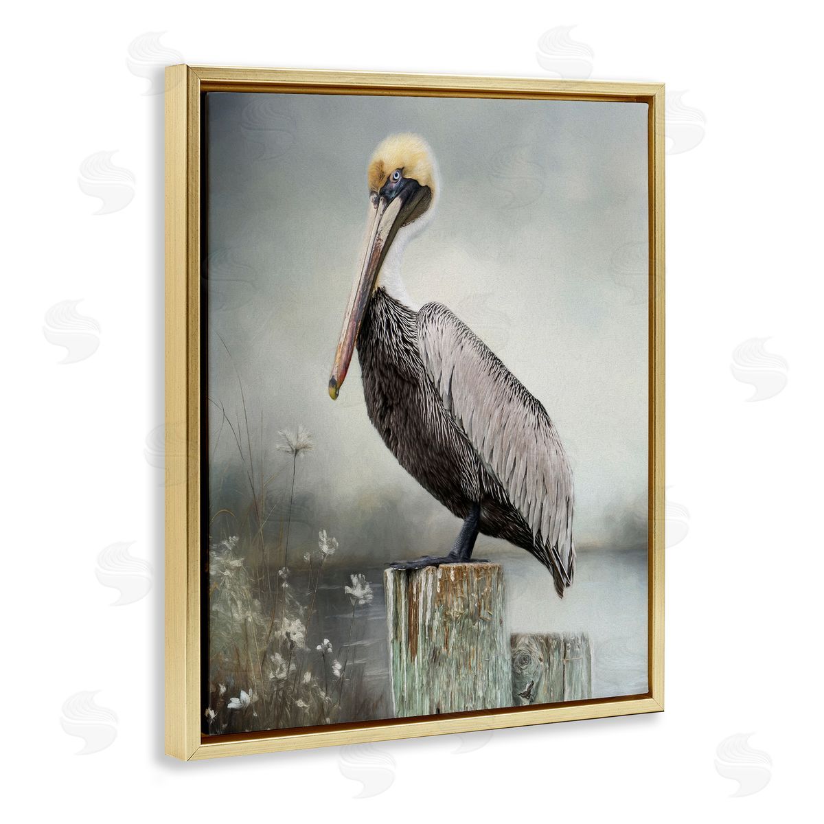 Kelley Parker Peaceful Marsh Perch Canvas Wall Art Print