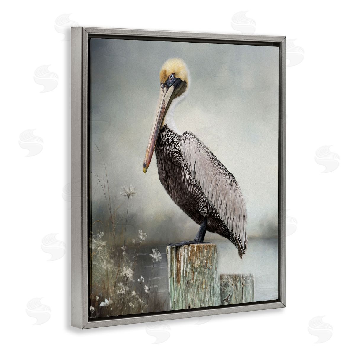 Kelley Parker Peaceful Marsh Perch Canvas Wall Art Print