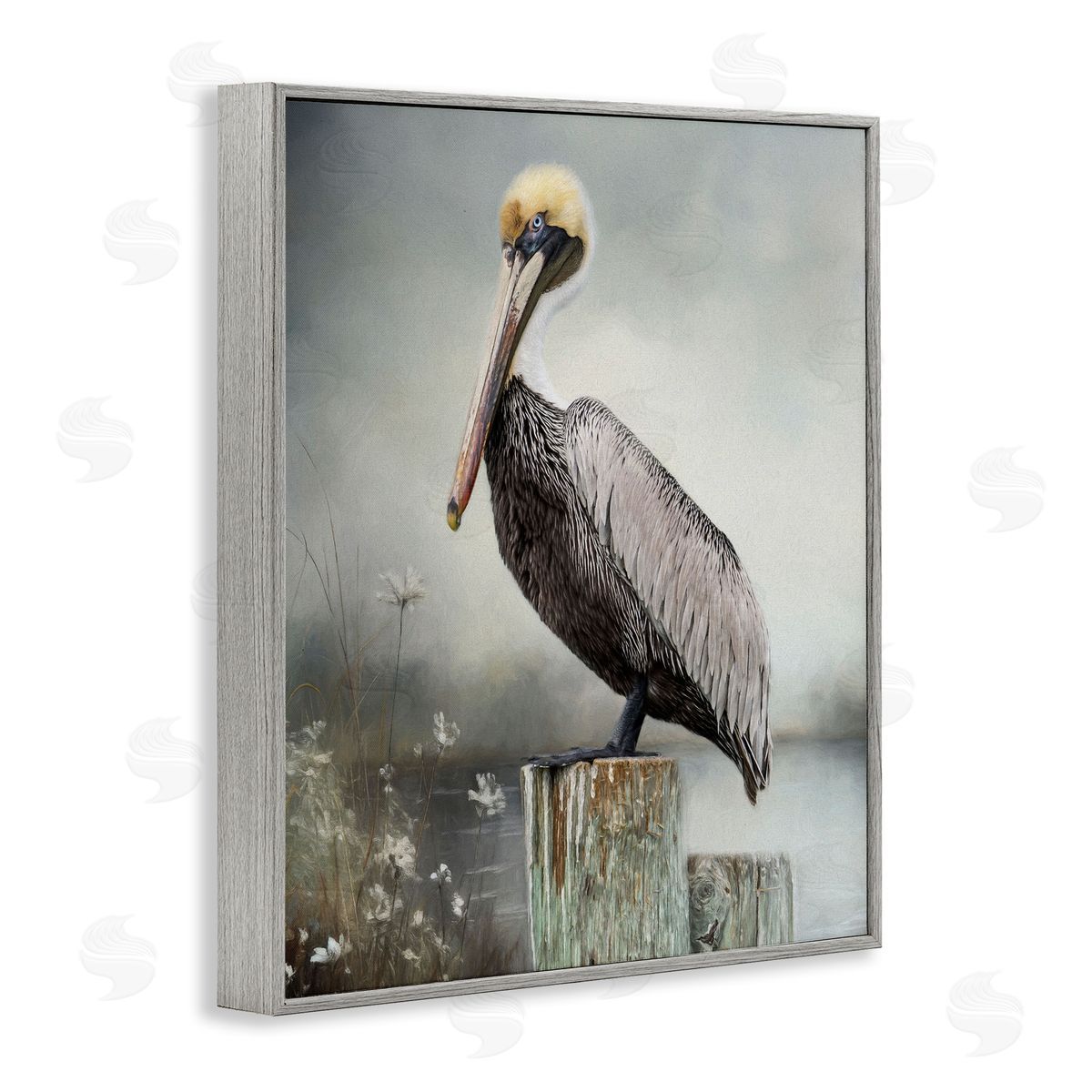 Kelley Parker Peaceful Marsh Perch Canvas Wall Art Print