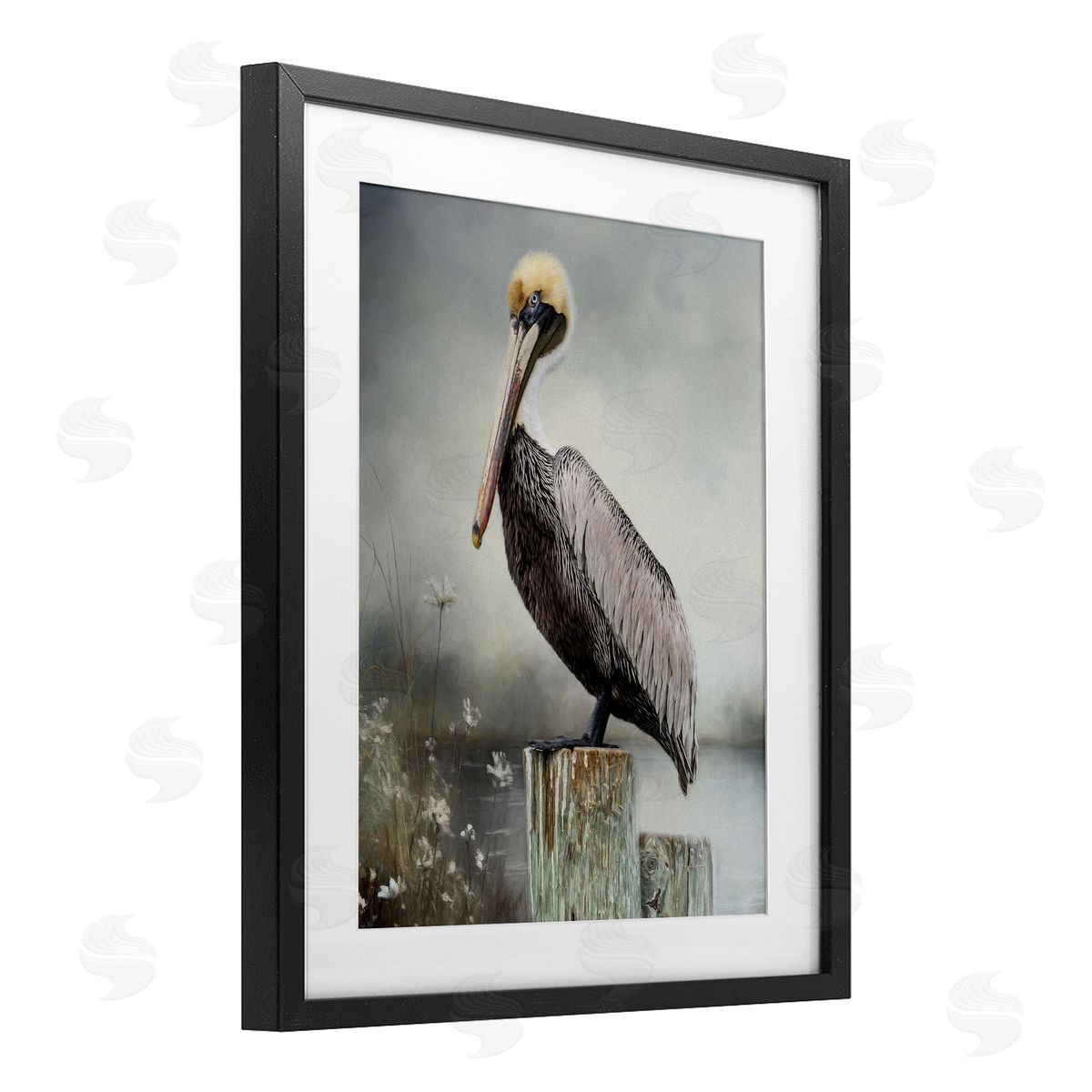 Kelley Parker Peaceful Marsh Perch Canvas Wall Art Print