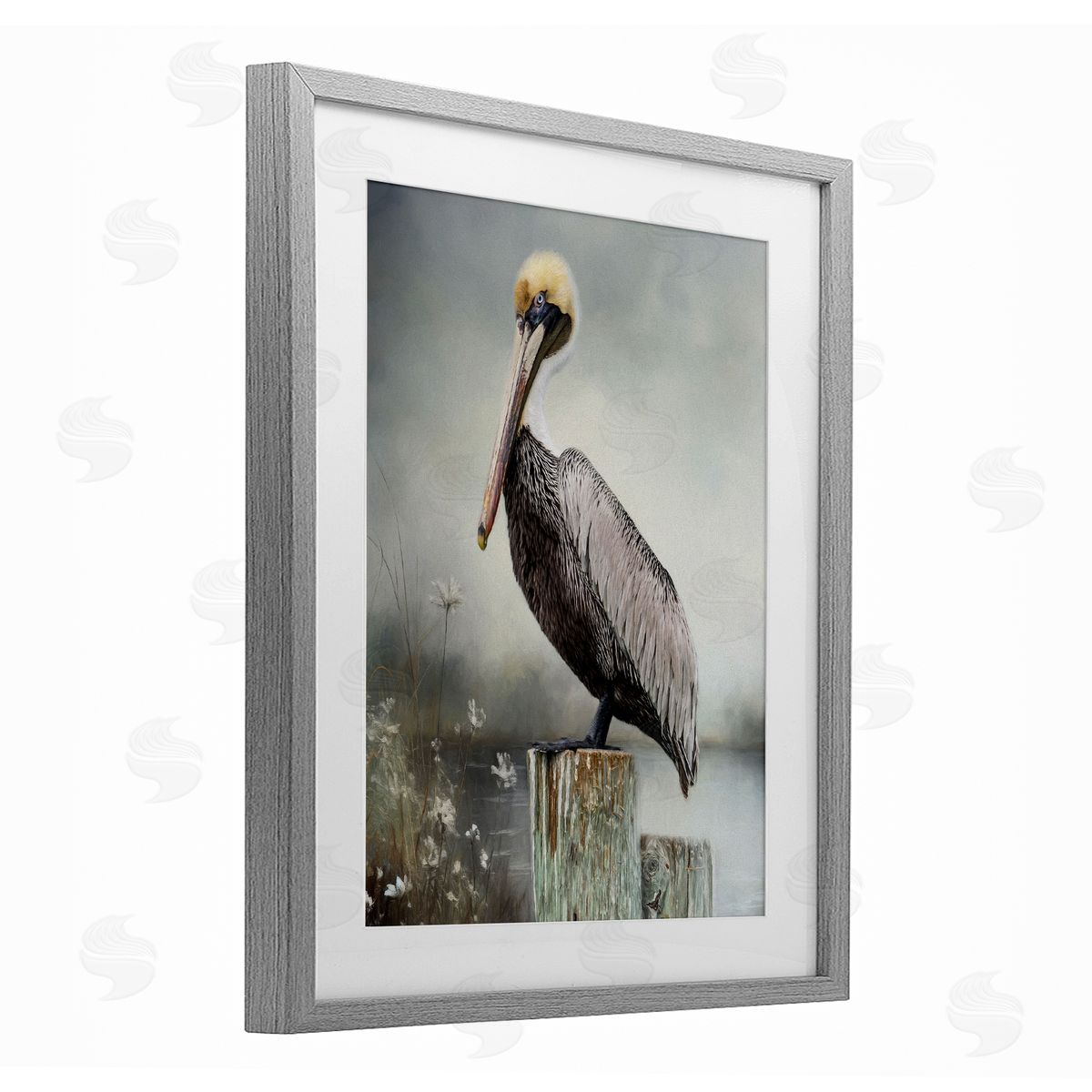 Kelley Parker Peaceful Marsh Perch Canvas Wall Art Print