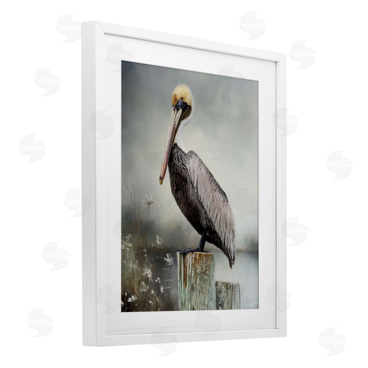 Kelley Parker Peaceful Marsh Perch Canvas Wall Art Print