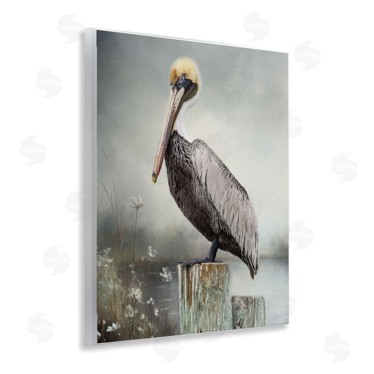 Kelley Parker Peaceful Marsh Perch Canvas Wall Art Print