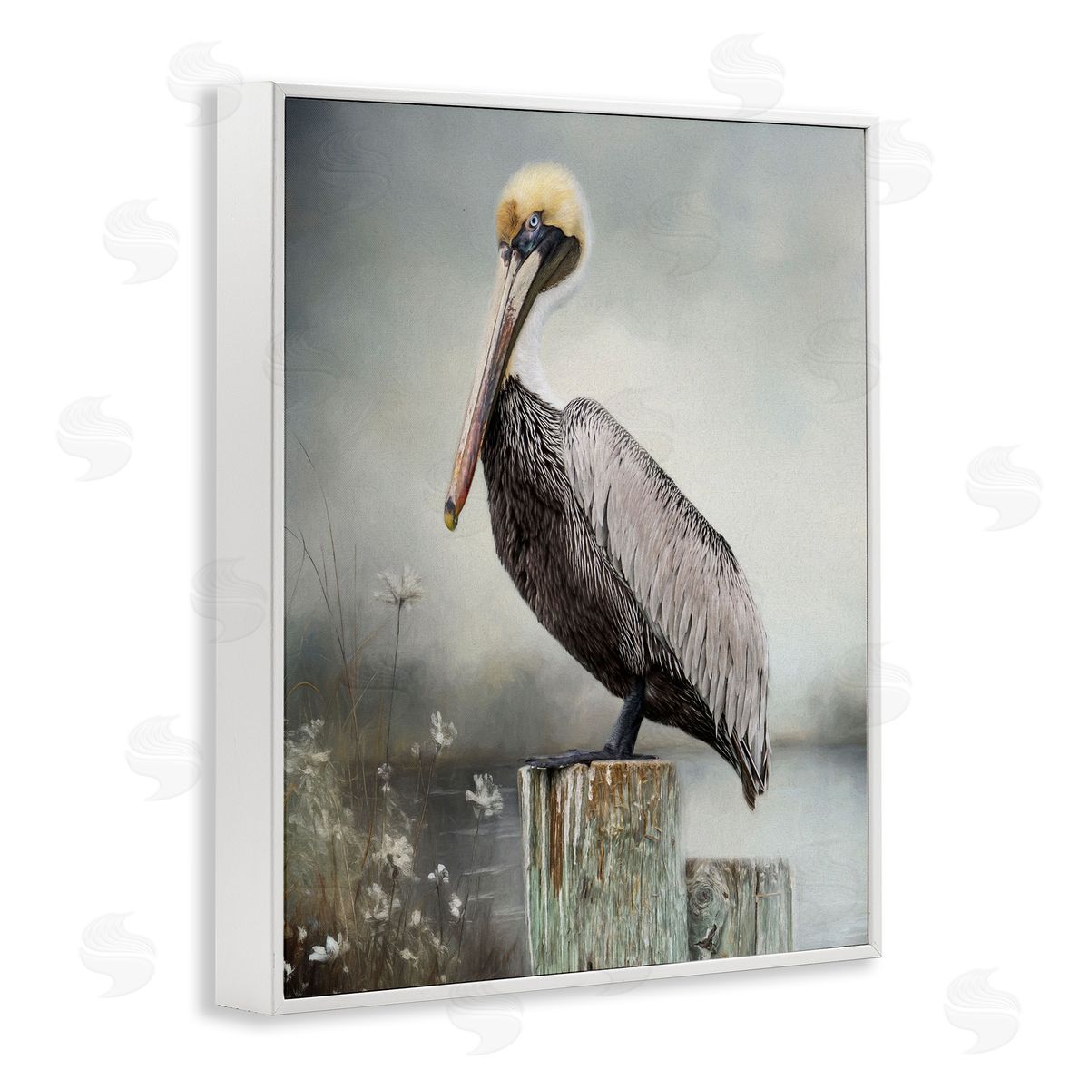 Kelley Parker Peaceful Marsh Perch Canvas Wall Art Print