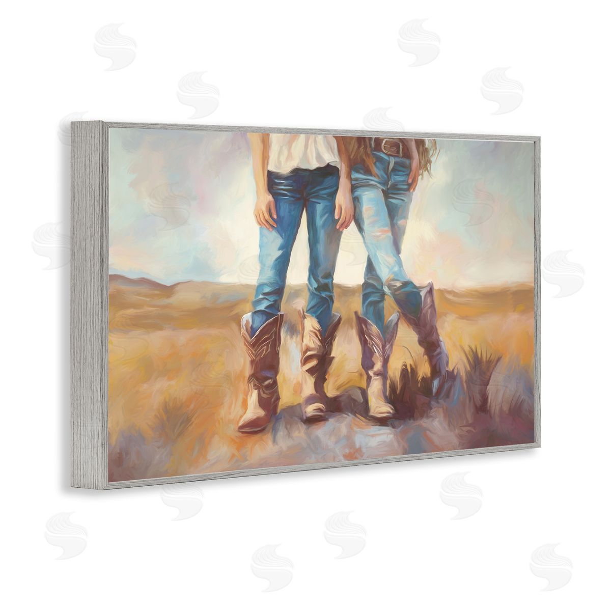 Ramona Murdock All About The Cowboy Boots Canvas Wall Art Print