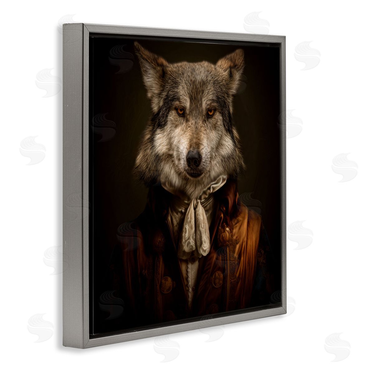Kelley Parker Wolf Of High Society Canvas Wall Art Print