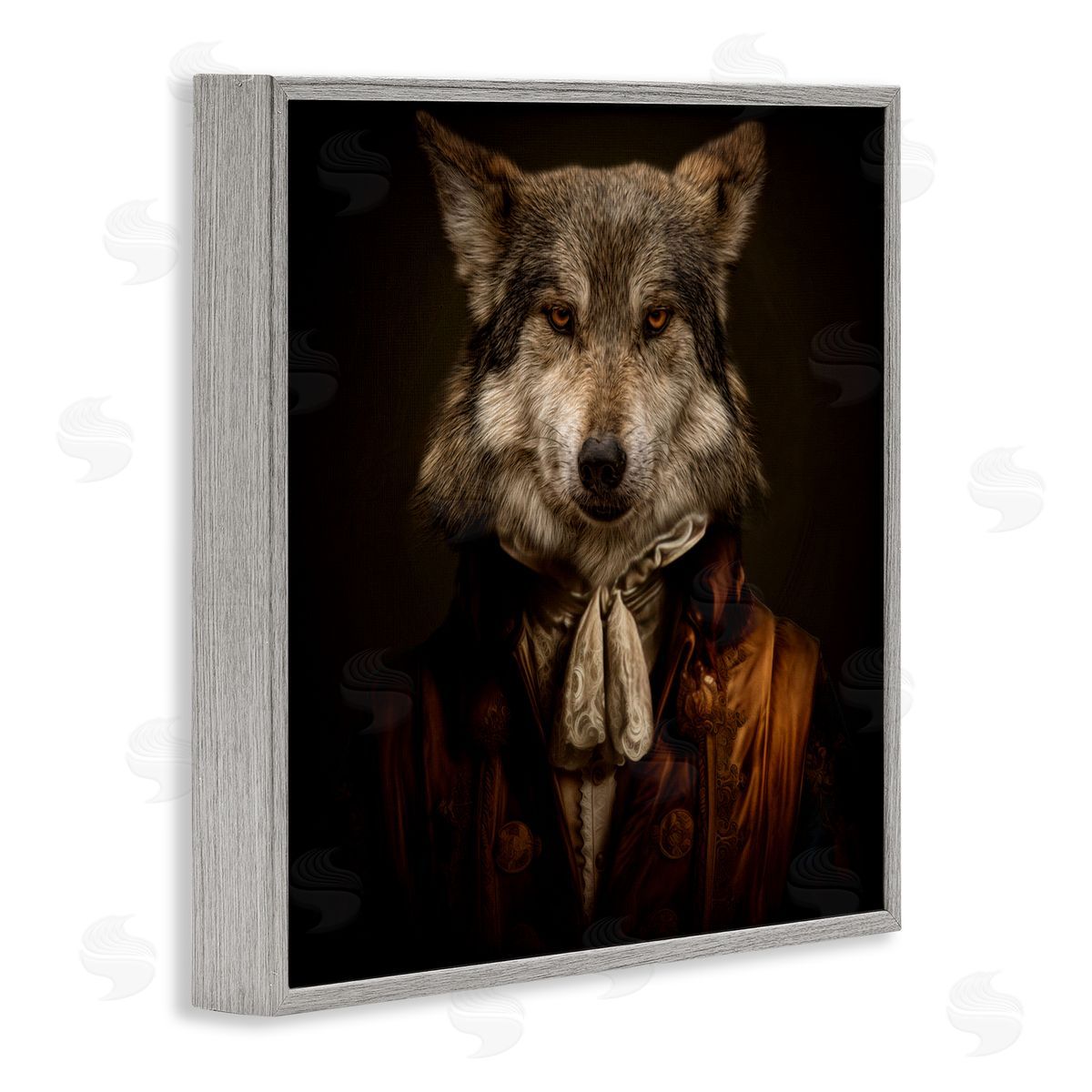 Kelley Parker Wolf Of High Society Canvas Wall Art Print