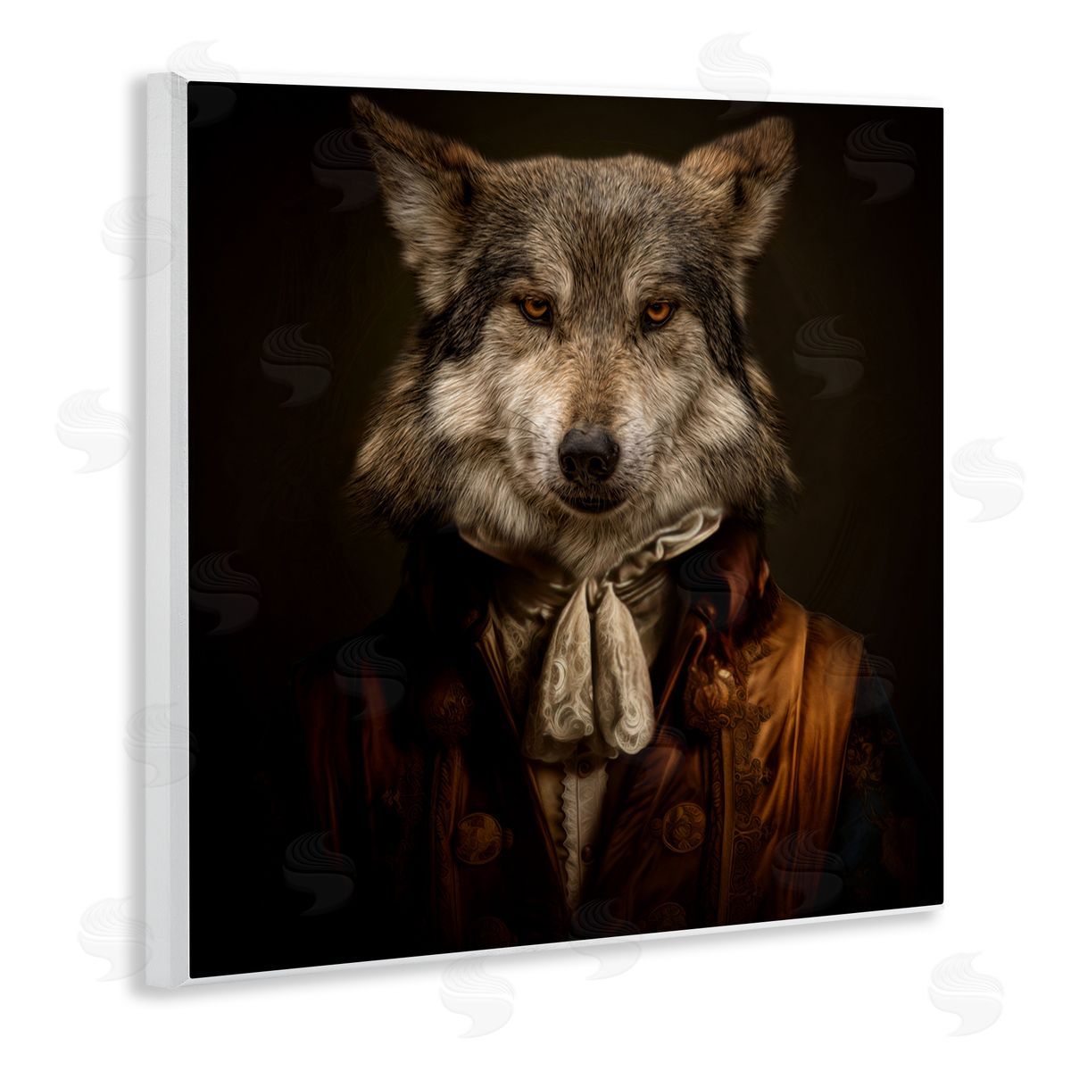 Kelley Parker Wolf Of High Society Canvas Wall Art Print