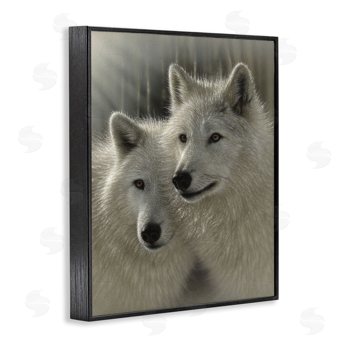 Collin Bogle Sunlit Soulmates Wolves Canvas Wall Art Print