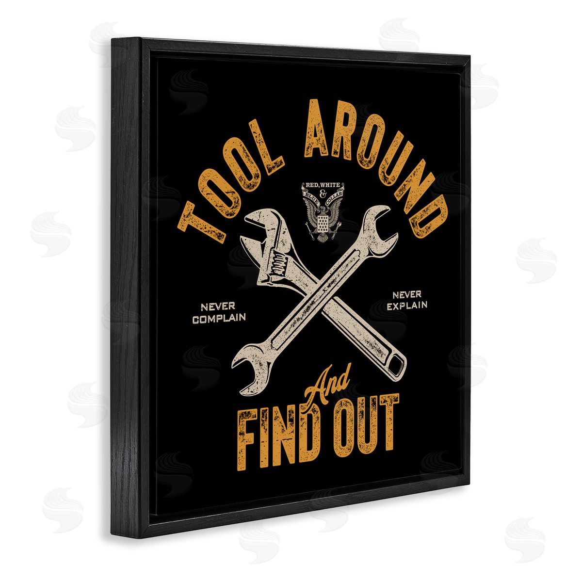 Jedco Brands, Inc. Tool Around & Find Out Canvas Wall Art Print