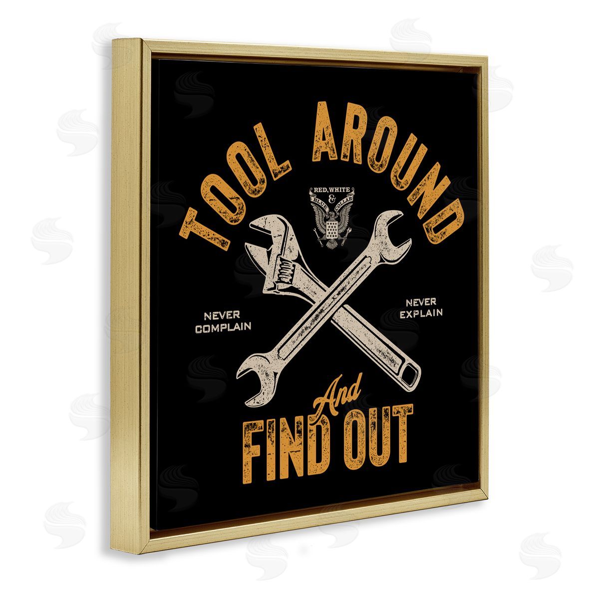 Jedco Brands, Inc. Tool Around & Find Out Canvas Wall Art Print