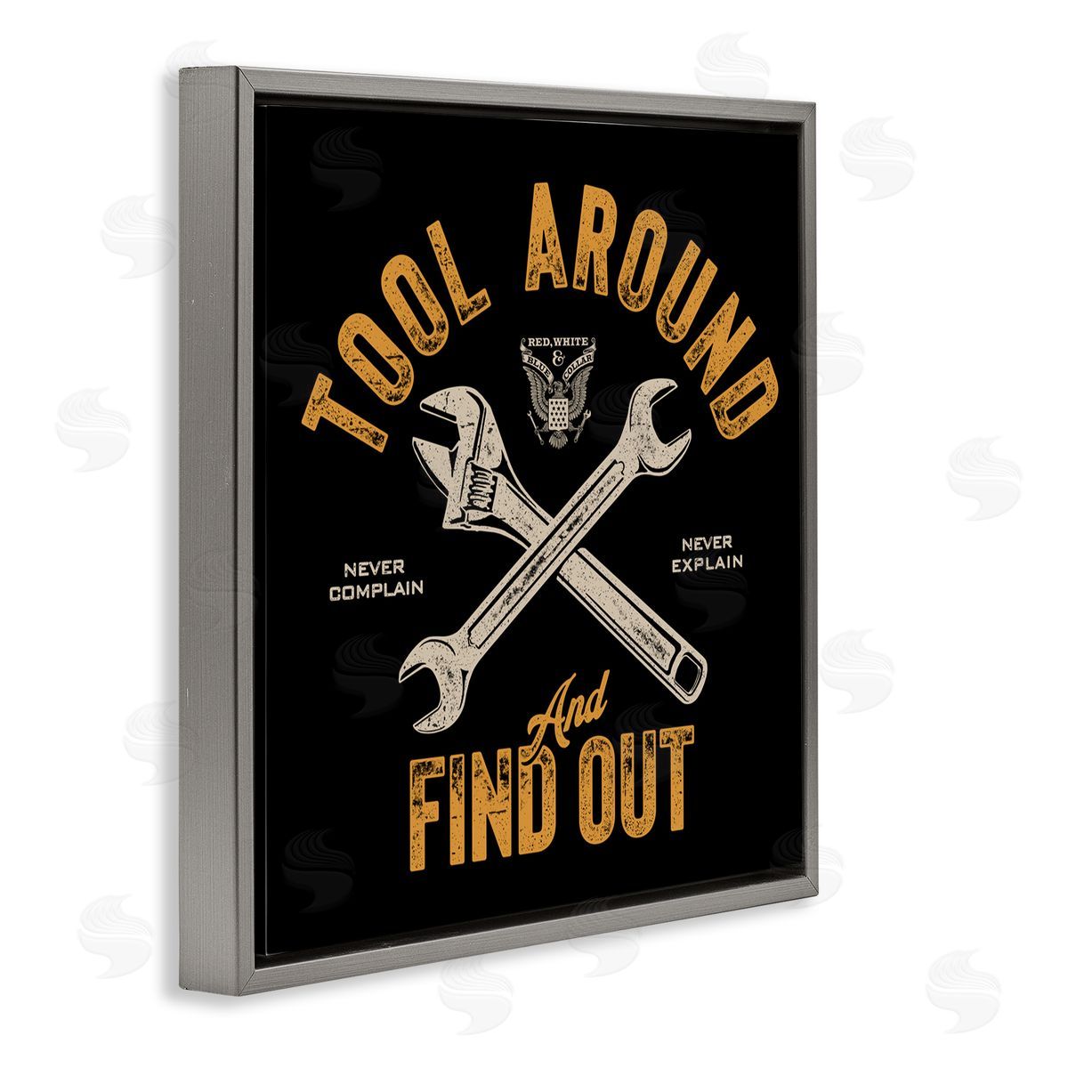 Jedco Brands, Inc. Tool Around & Find Out Canvas Wall Art Print
