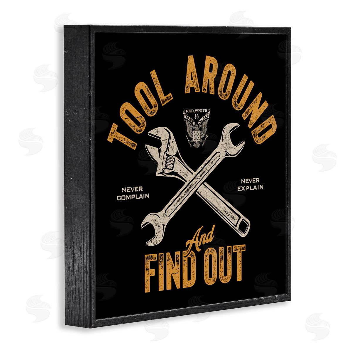 Jedco Brands, Inc. Tool Around & Find Out Canvas Wall Art Print